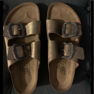 Marc Jacobs Gold Metallic Sandals